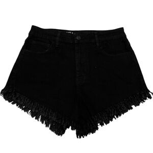 No boundaries Black Shorts Size 9 Juniors Distressed Hem
